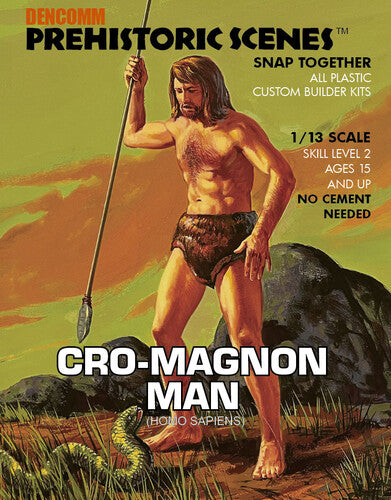 DENCOMM Prehistoric Scenes - Cro-Magnon Man - 55th Anniversary New Era Limited Edition 1/13 Scale Model Kit