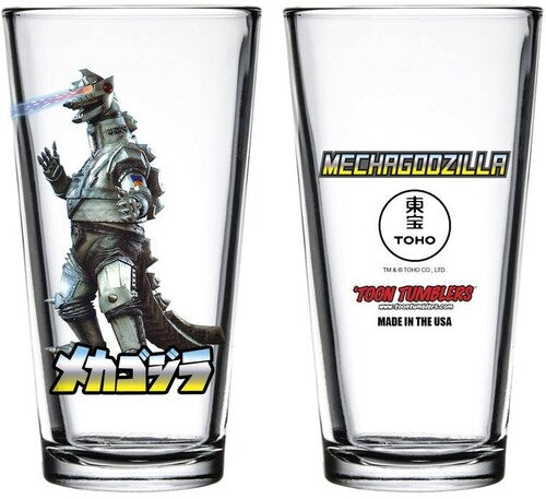 Toon Tumblers Godzilla - Mechagodzilla Pint Glass