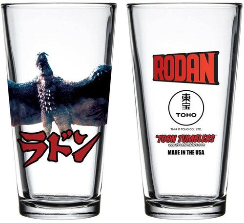 Toon Tumblers Godzilla - Rodan Pint Glass