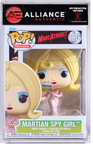 Funko POP! Movies: Mars Attacks - Martian Spy Girl - Alliance Authentic Encapsulated