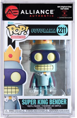 Funko POP! Animation: Futurama - Super King Bender - Alliance Authentic Encapsulated