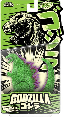 Toho Super Kaiju - Godzilla 2001 (Color Shock, Clear Green Glitter with Metallic) First to Market