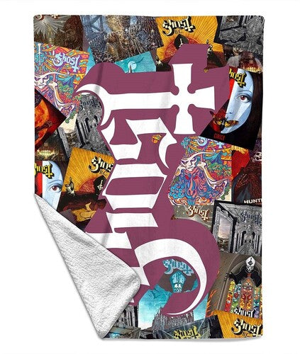 Rocksax - Ghost - Sherpa Fleece Throw (50 in x 60 in) - Comic-Con NYCC Alliance Exclusive