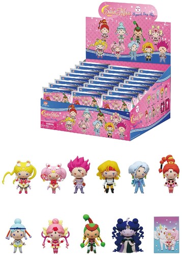 Sailor Moon 3D Foam Bag Clip Series 9 24ct PDQ Display FOC September 29, 2026