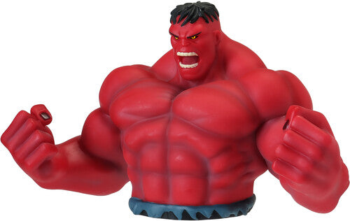 Marvel - Figural PVC Bank - Hulk Bust (Red) FOC November 17, 2026