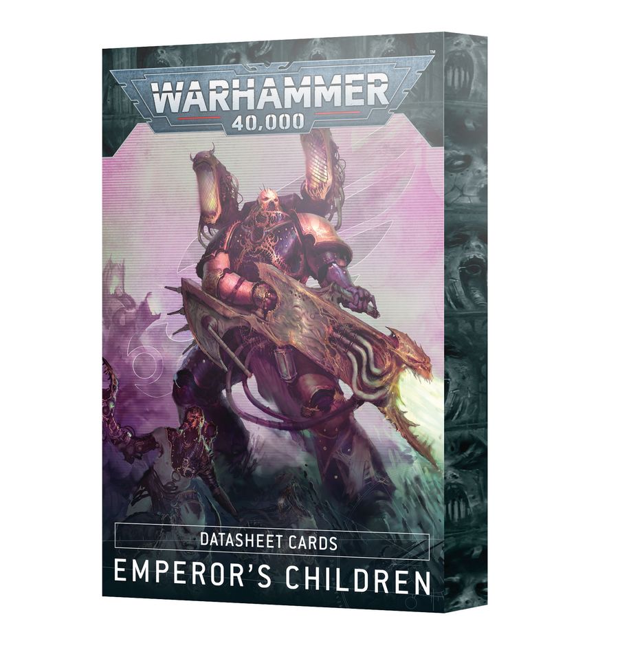 Warhammer 40,000 - Emperor's Children: Datasheet Cards