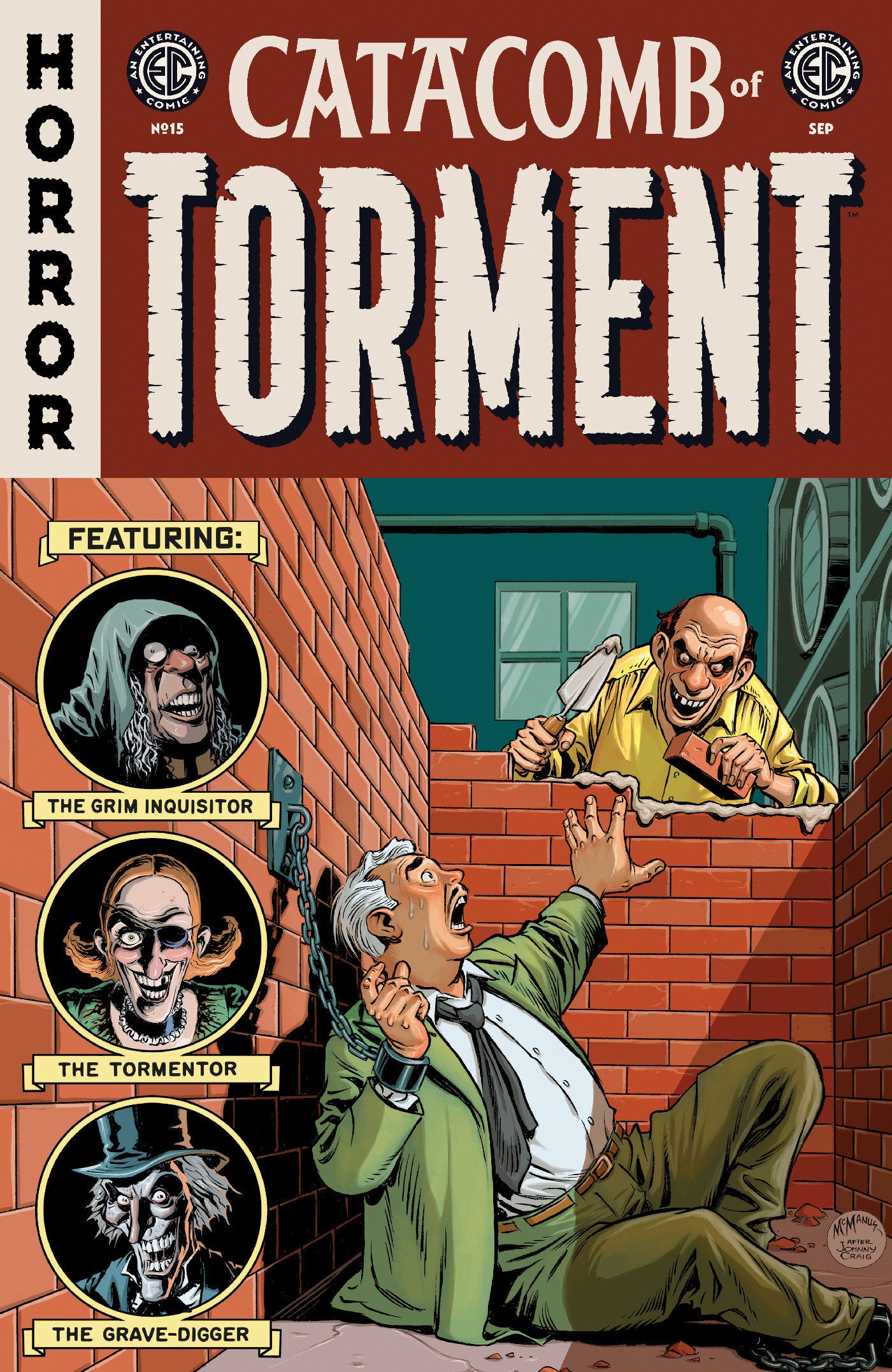 EC CATACOMB OF TORMENT #15 CVR C INC 1:10 SHAWN MCMANUS EC HOMAGE VAR FOC August 10, 2026
