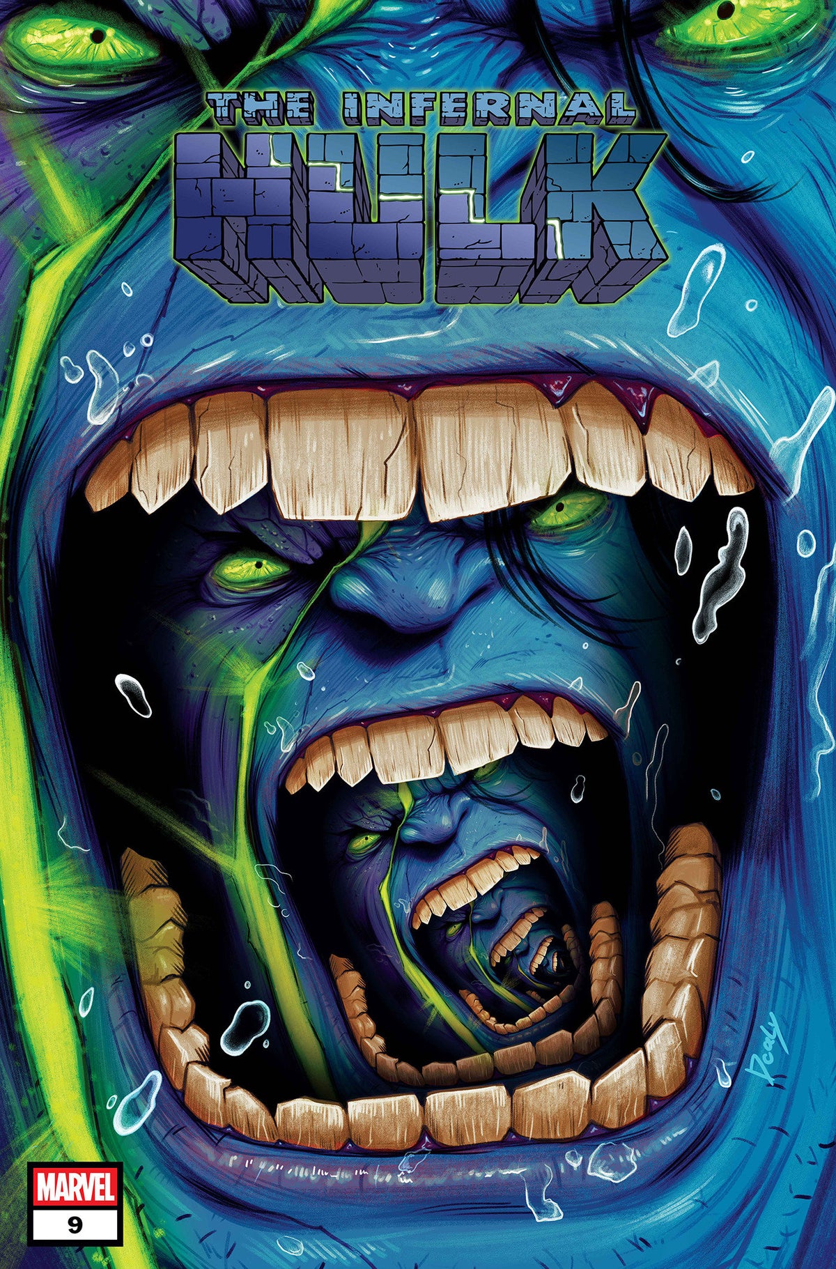 INFERNAL HULK #9 DOALY VARIANT