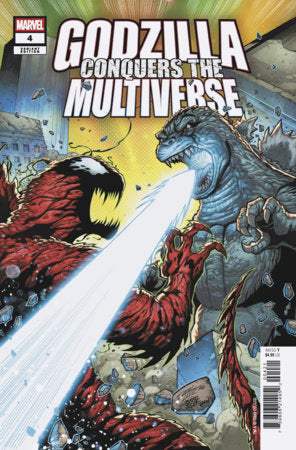 GODZILLA CONQUERS THE MULTIVERSE #4 RON LIM HEISEI VS. MARVEL VARIANT FOC September 28, 2026