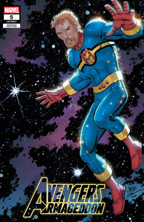 AVENGERS: ARMAGEDDON #5 JOHN ROMITA JR. VARIANT FOC September 21, 2026