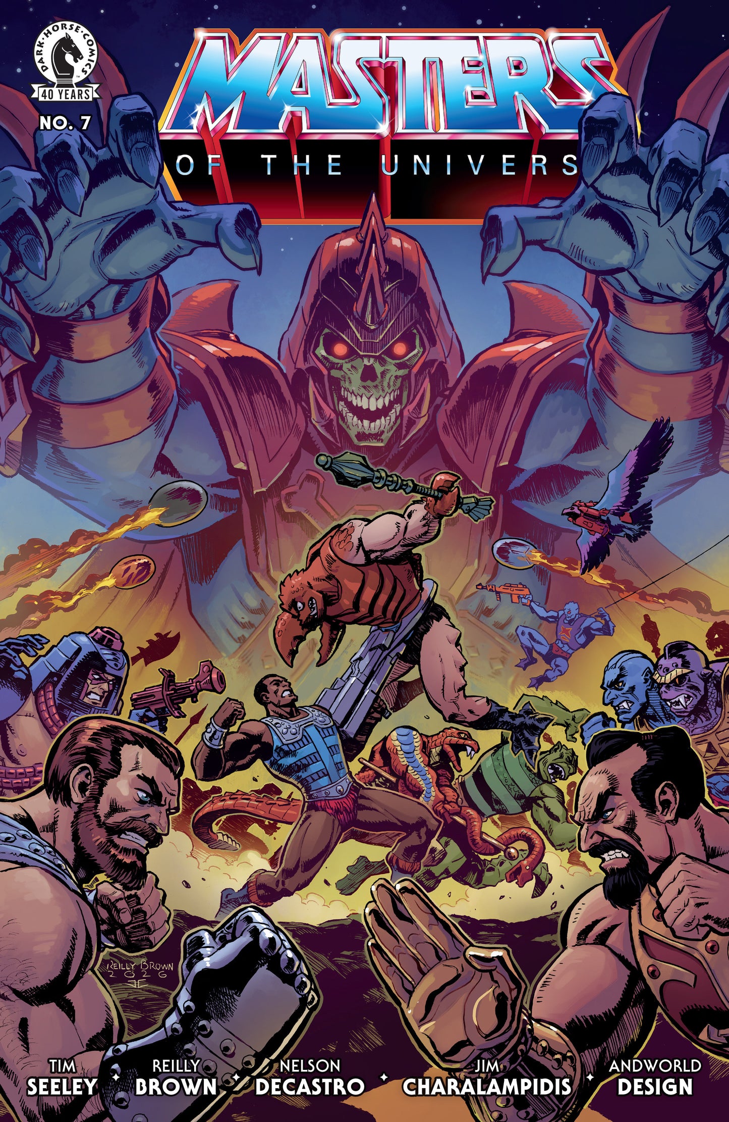 He-Man and the Masters of the Universe #7 (CVR A) (Reilly Brown) FOC August 10, 2026