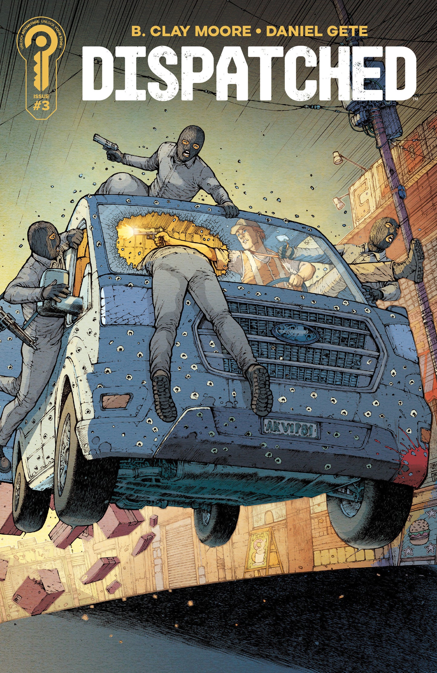 Dispatched #3 Cover A Daniel Gete FOC August 17, 2026
