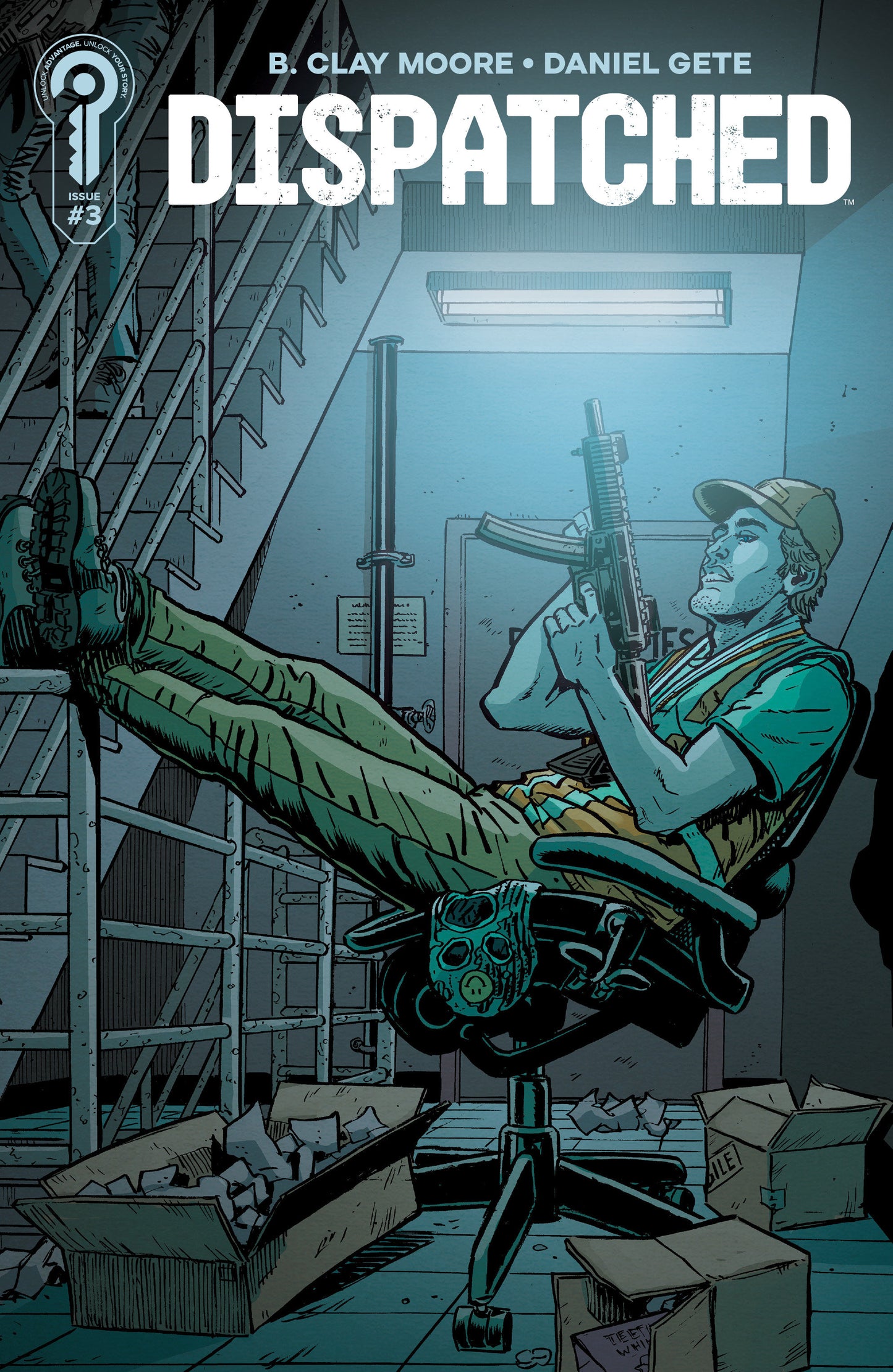 Dispatched #3 Cover B David Lapham FOC August 17, 2026