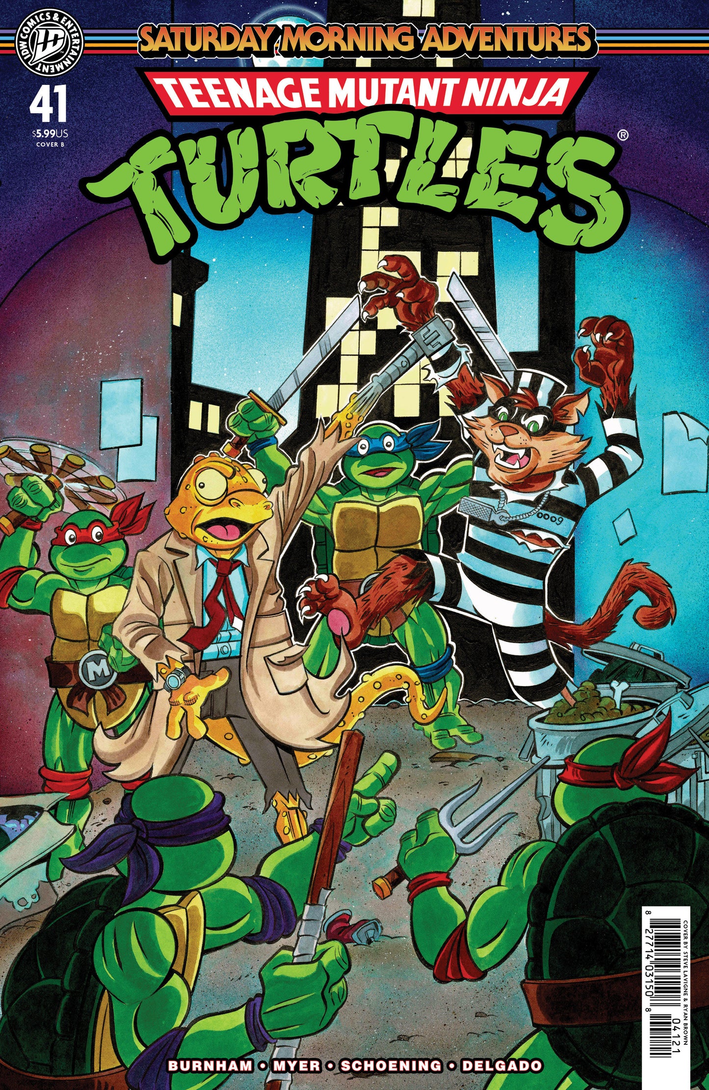 Teenage Mutant Ninja Turtles: Saturday Morning Adventures #41 Variant B (Lavigne) FOC August 17, 2026