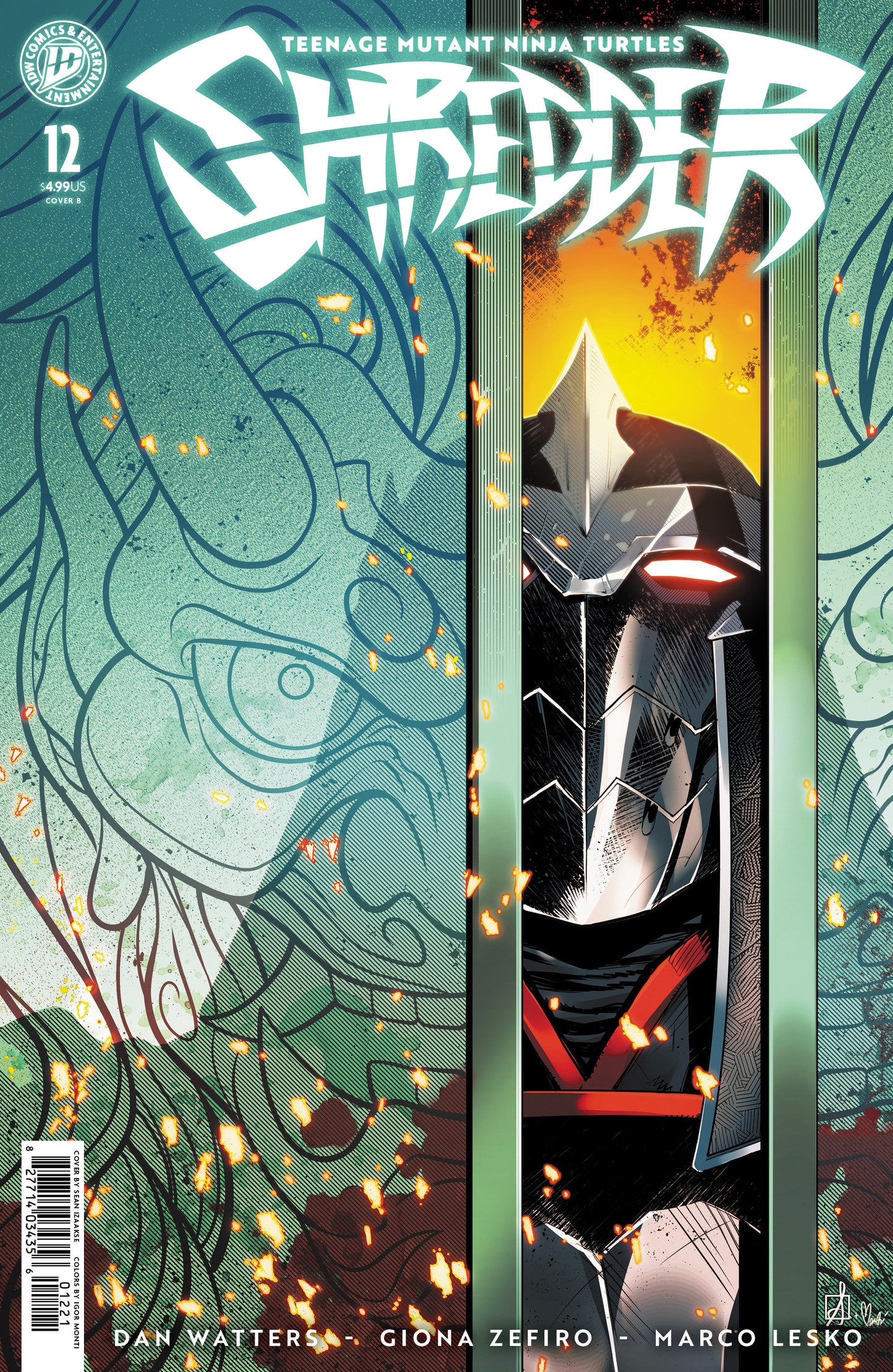Teenage Mutant Ninja Turtles: Shredder #12 Variant B (Izaakse) FOC August 10, 2026
