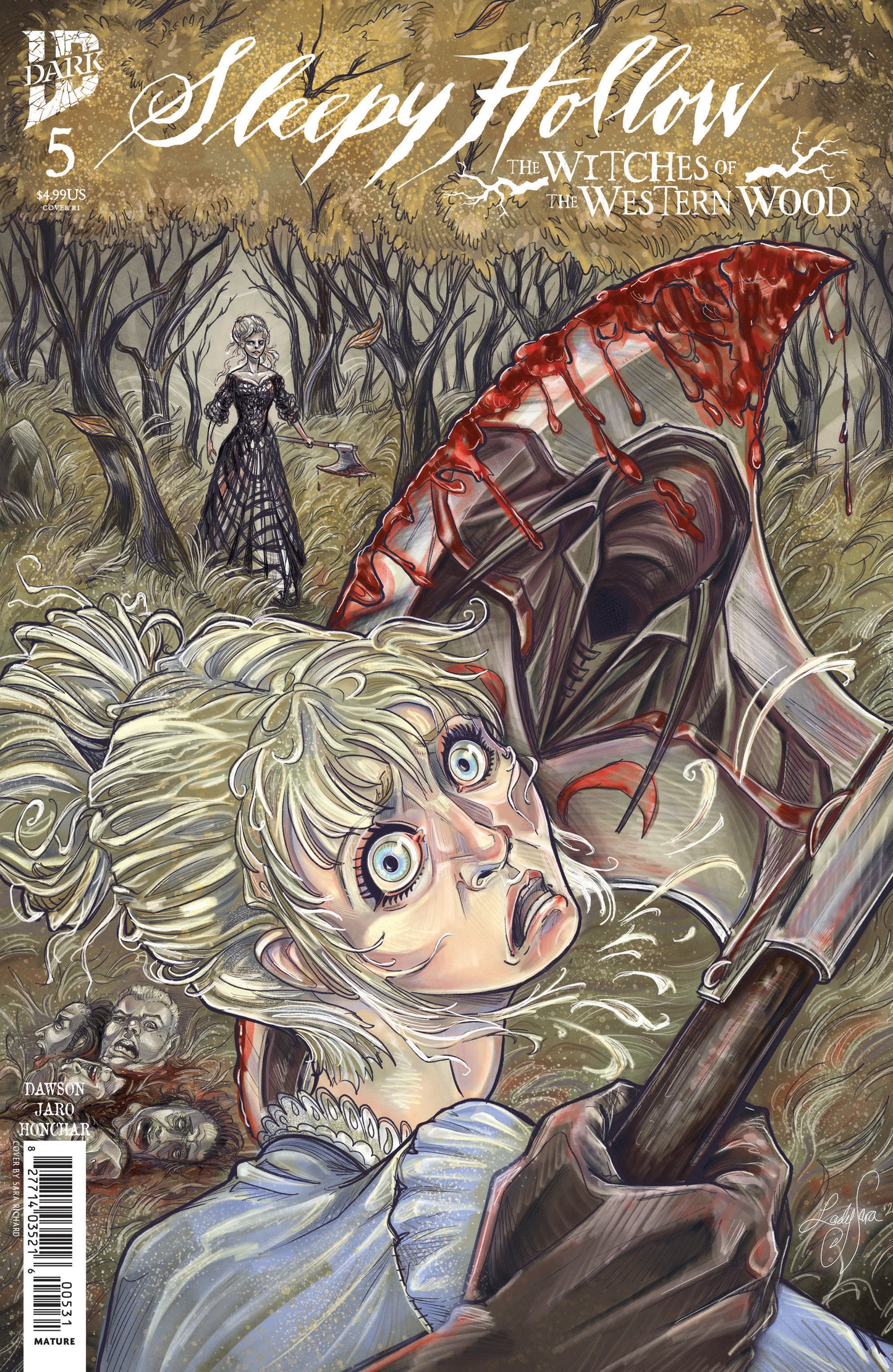 Sleepy Hollow: The Witches of the Western Wood #5 Variant RI (10) (Richard) FOC August 10, 2026