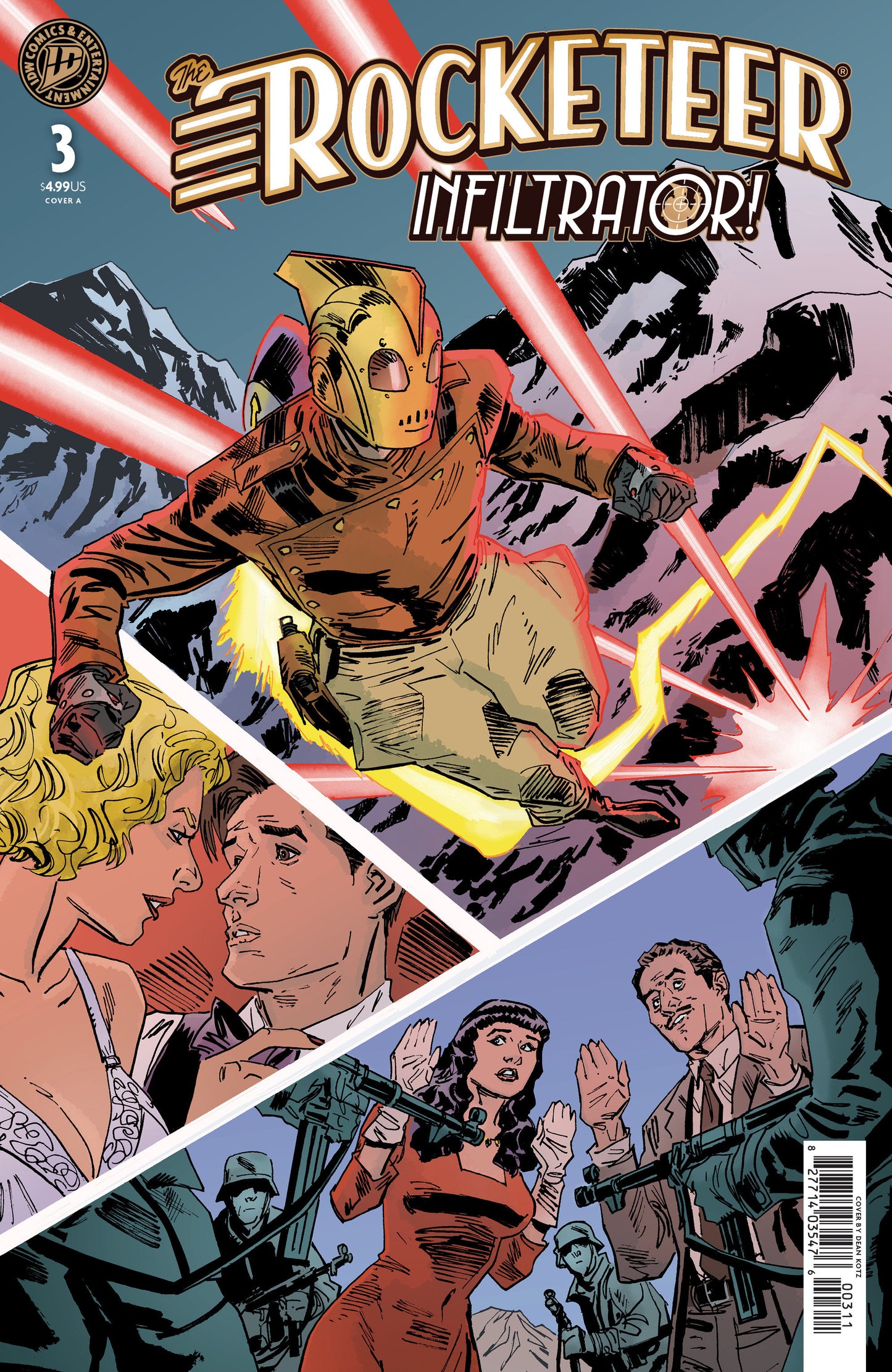 The Rocketeer: Infiltrator! #3 Cover A (Kotz) FOC August 17, 2026