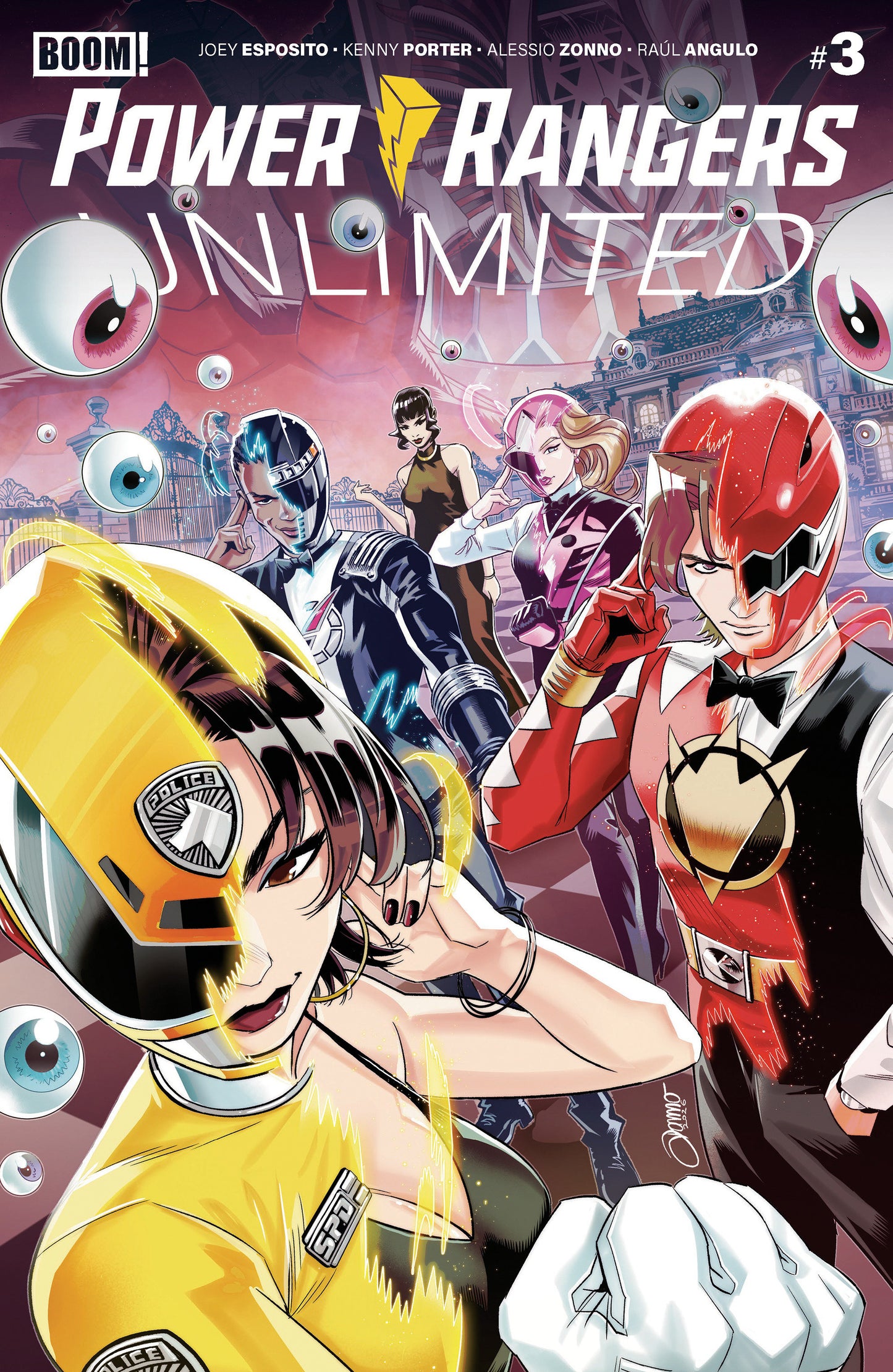 Power Rangers Unlimited #3 A Main (Dressed, Zonno) FOC August 10, 2026