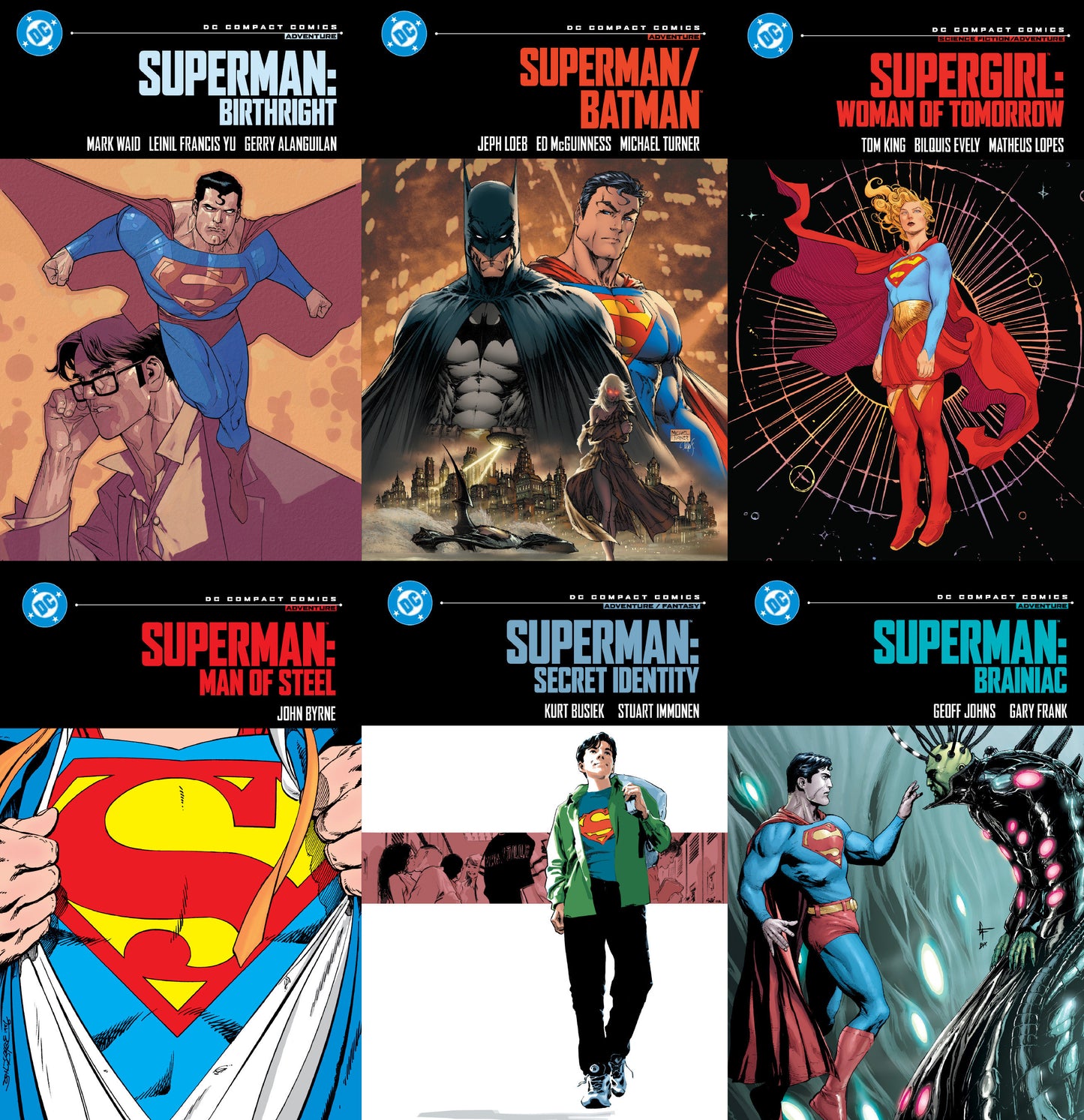 SUPERMAN DC COMPACT COMICS TP BOX SET