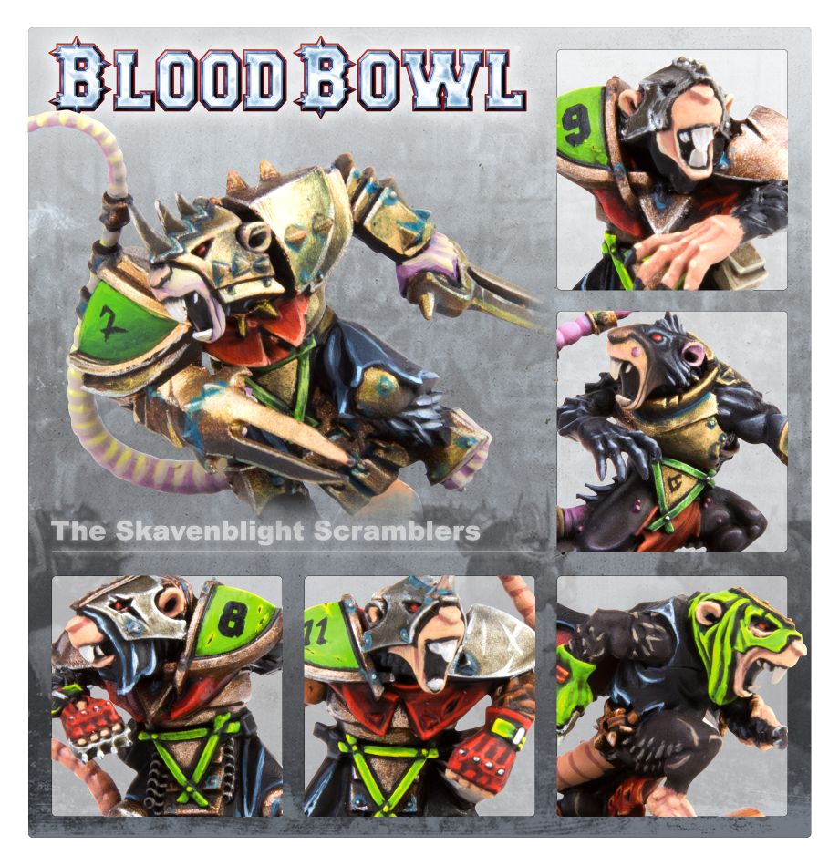 Skaven Blood Bowl Team – Skavenblight Scramblers