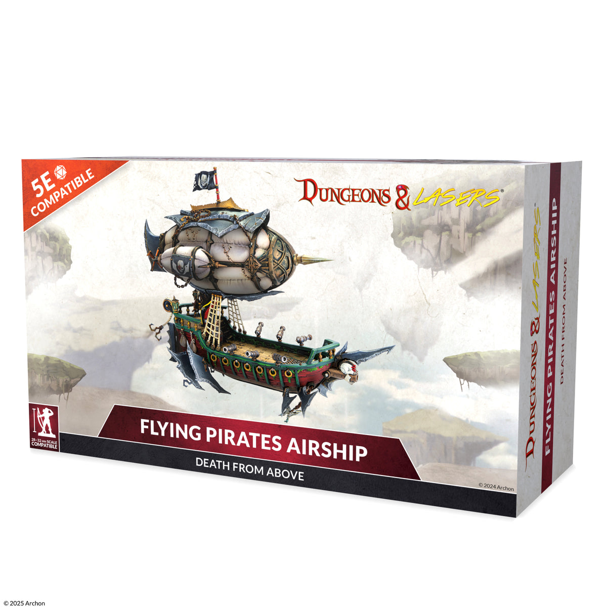 Dungeon And Lasers Deuslair: Flying Pirates Airship