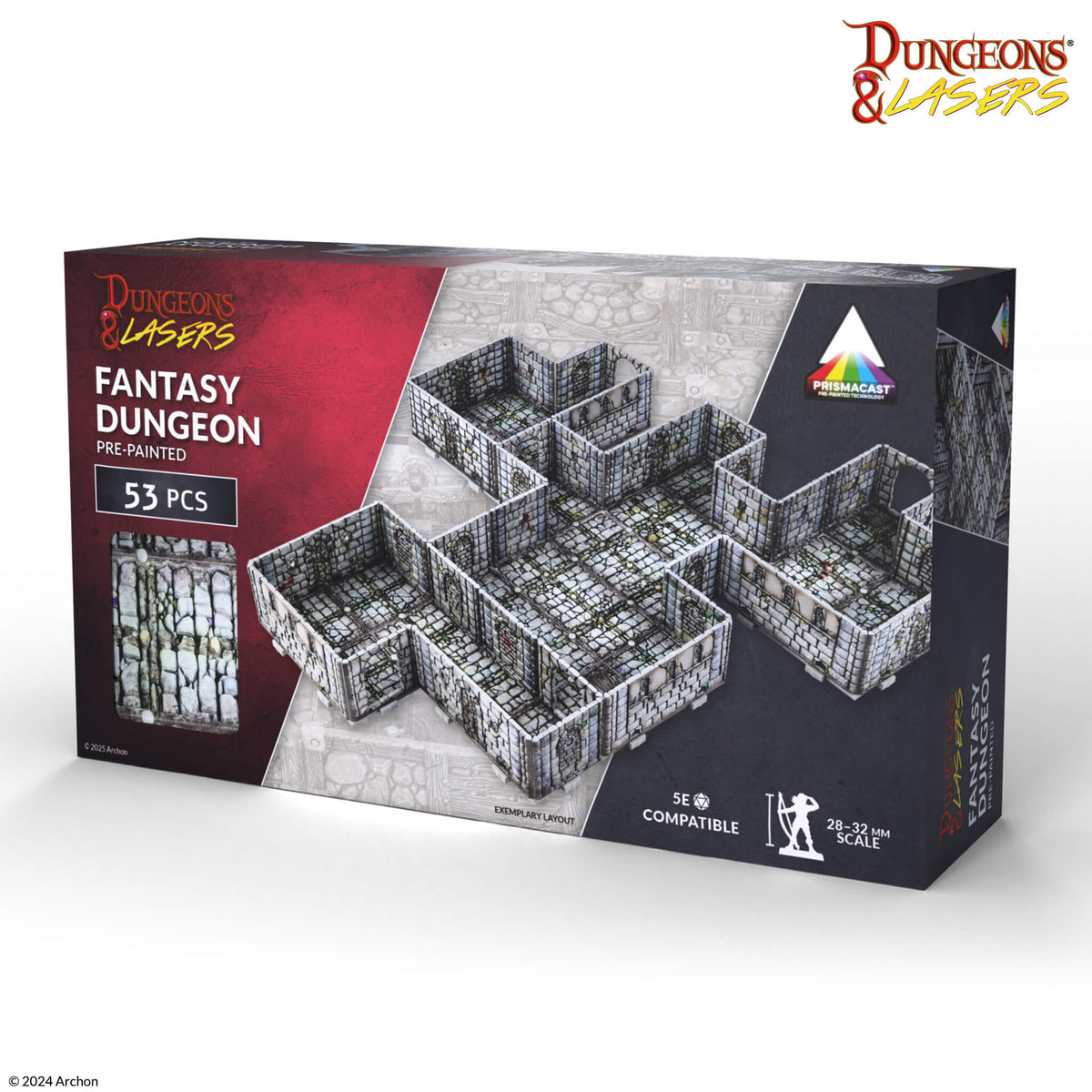 Dungeon And Lasers Fantasy Dungeon: Pre-Painted