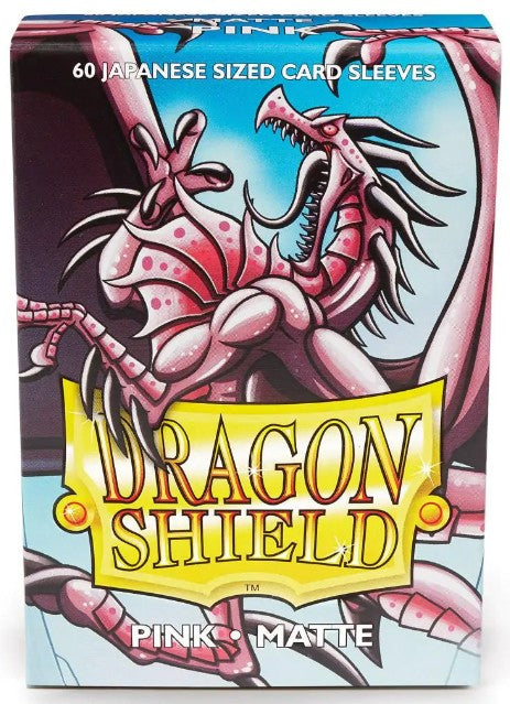 Dragon Shield Sleeves: Japanese Matte - Pink 60CT