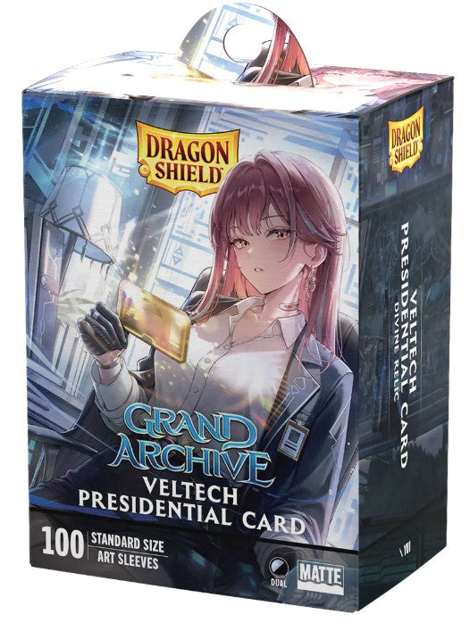 Dragon Shield Sleeves: Standard Matte Dual Art Grand Archive - VelTech Presidential Card 100CT FOC November 2, 2026