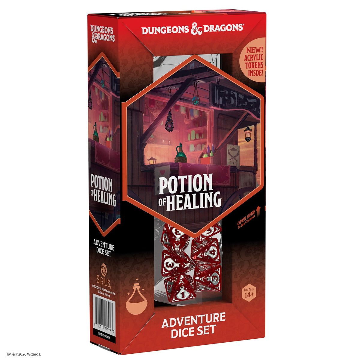 Sirius Dice: D&D Adventure Dice - Potion of Healing