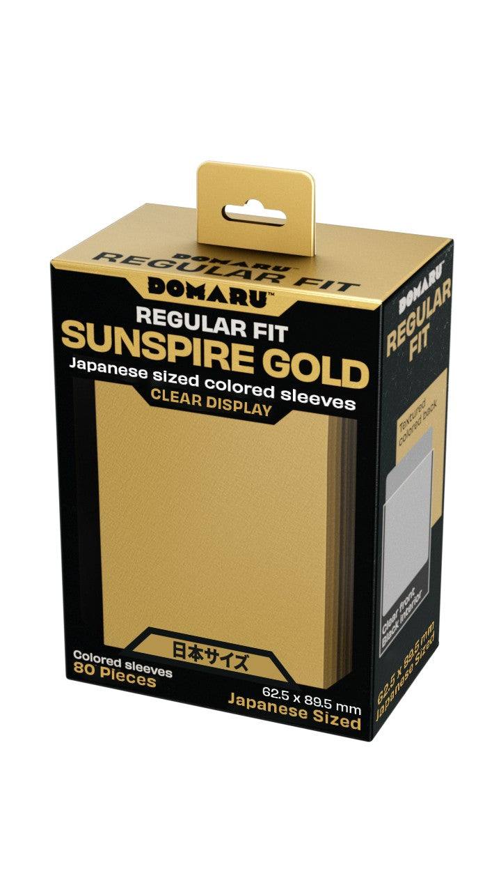 Gatherers' Tavern Sleeves: Regular Fit Japanese - Sunspire Gold 100CT