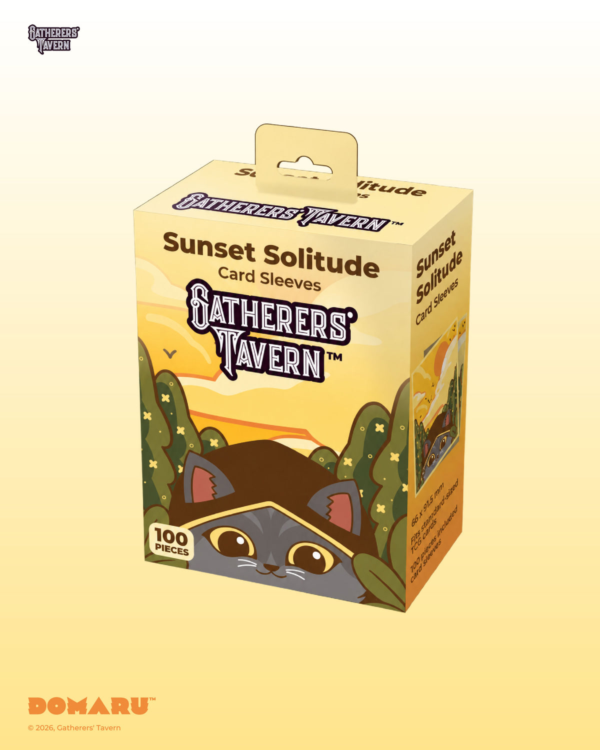 Gatherers' Tavern Domaru Sleeves: Sunset Solitude - 100Ct Standard FOC October 26, 2026