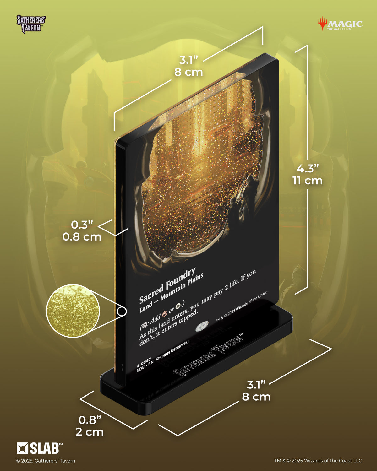 Magic: The Gathering - Sacred Foundry Slab Standee