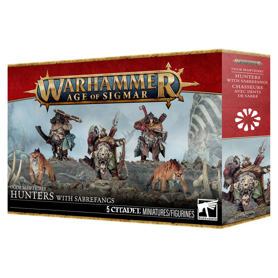 95-23 Warhammer: Age of Sigmar: Ogor Mawtribes: Hunters With Sabrefangs FOC August 14, 2026