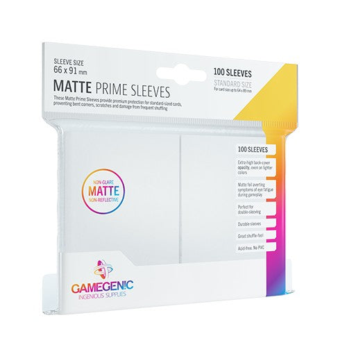 Gamegenic - MATTE Prime Sleeves: White