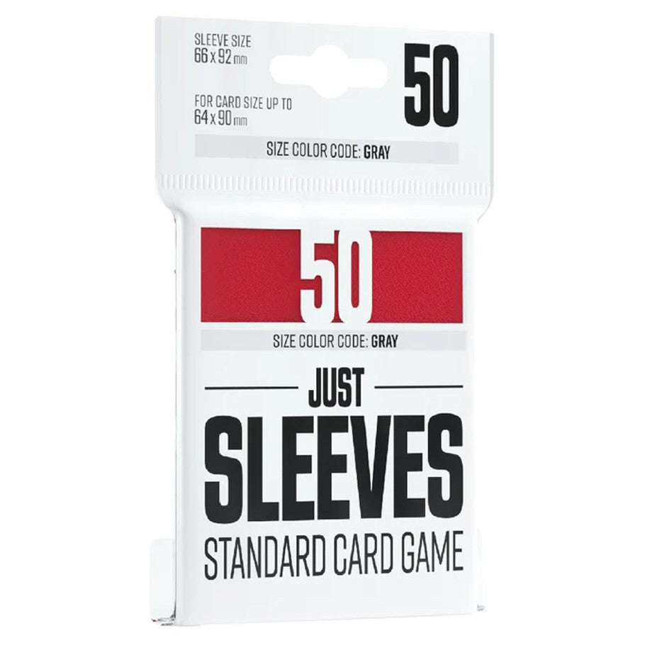 Deck Protector: Just Sleeves: Standard Card Game: Red (50)