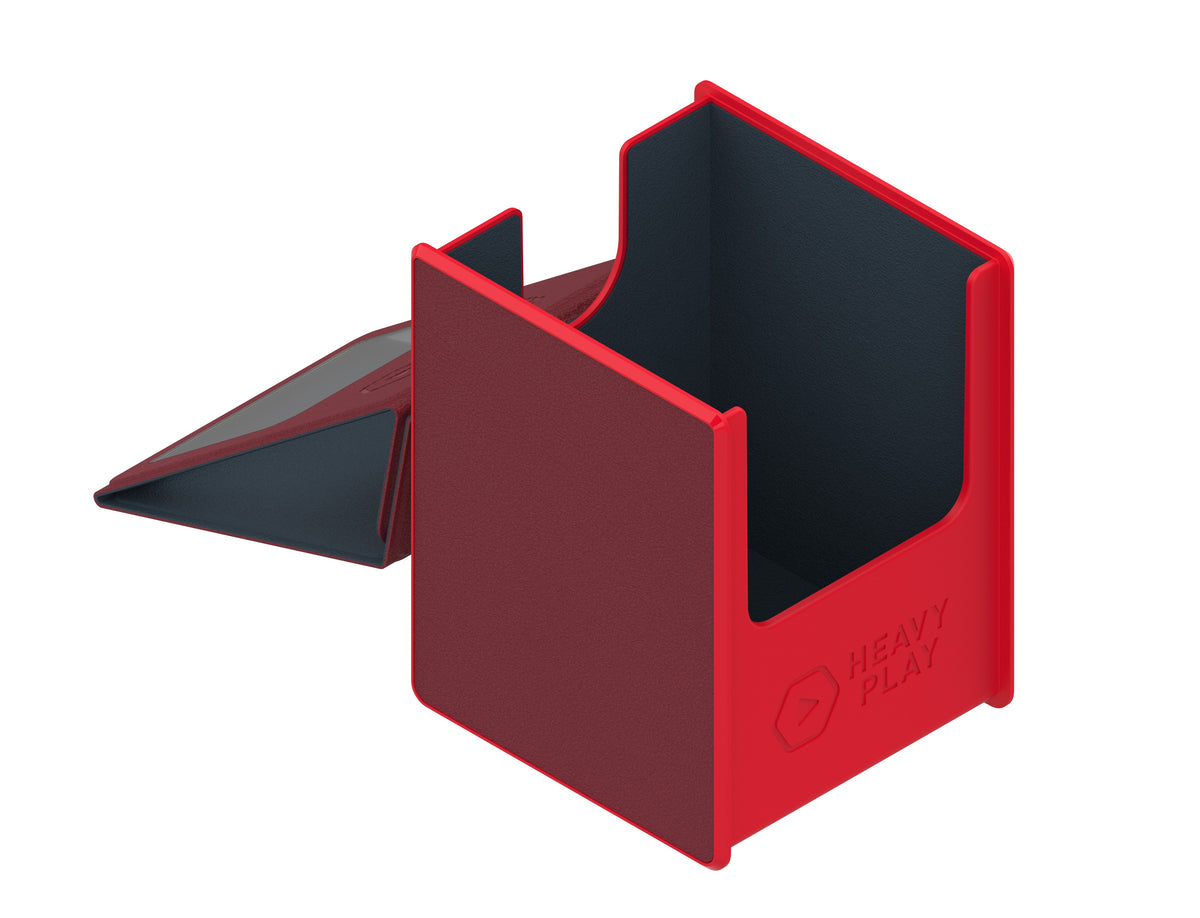 Heavy Play RFG Deck Box MAX 100 Double Sleeved Barbarian Red