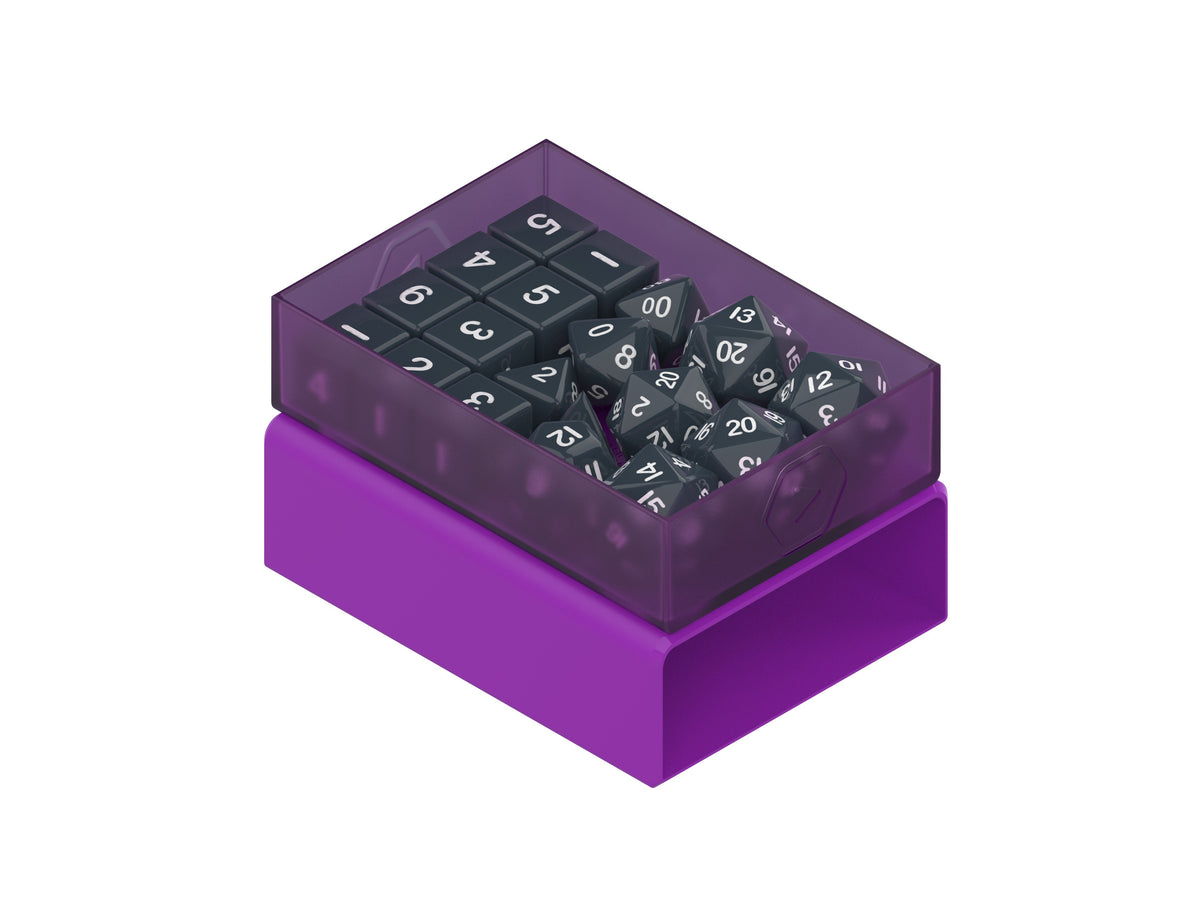 Heavy Play: RNG Dice Box/Sideboard Holder - Bard Purple