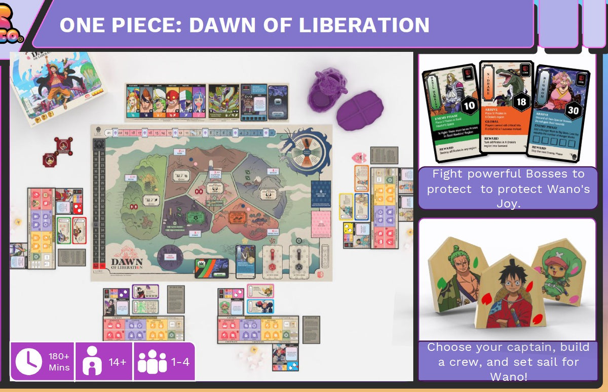 One Piece: Dawn of Liberation Board Game FOC November 8, 2026