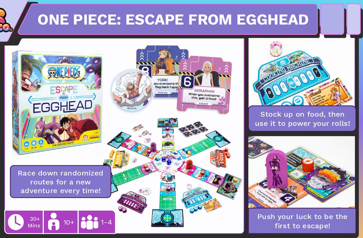 One Piece: Escape from Egghead Island Dice Game FOC November 8, 2026