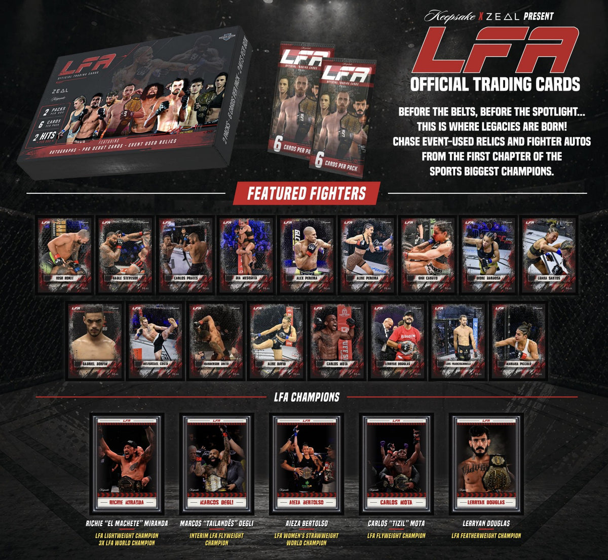 2027 Keepsake Legacy Fighting Alliance Zeal Breaker Box FOC November 28, 2026