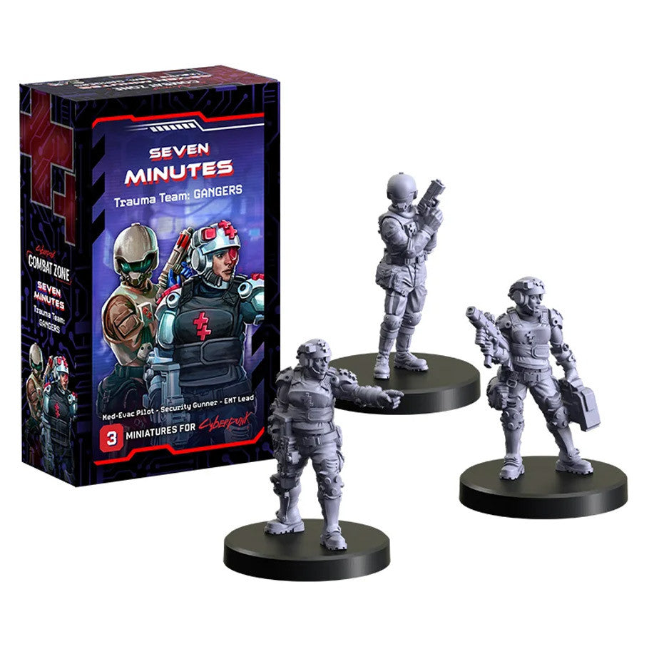 Cyberpunk: Combat Zone: Trauma Team Gangers: Seven Minutes FOC October 1, 2026