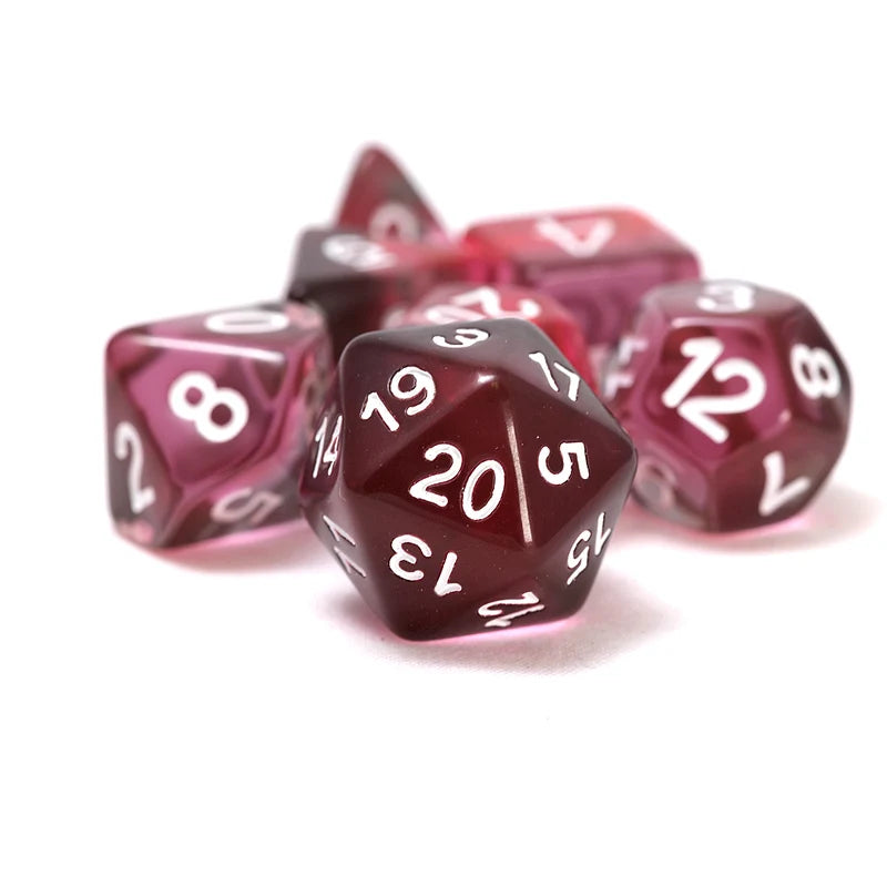 PINK CLEAR BLACK RESIN 7 DIE SET