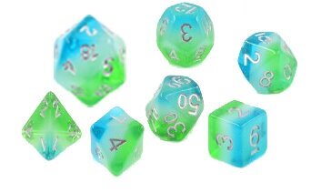 Sirius Blue Hawaiian 7 Die Set