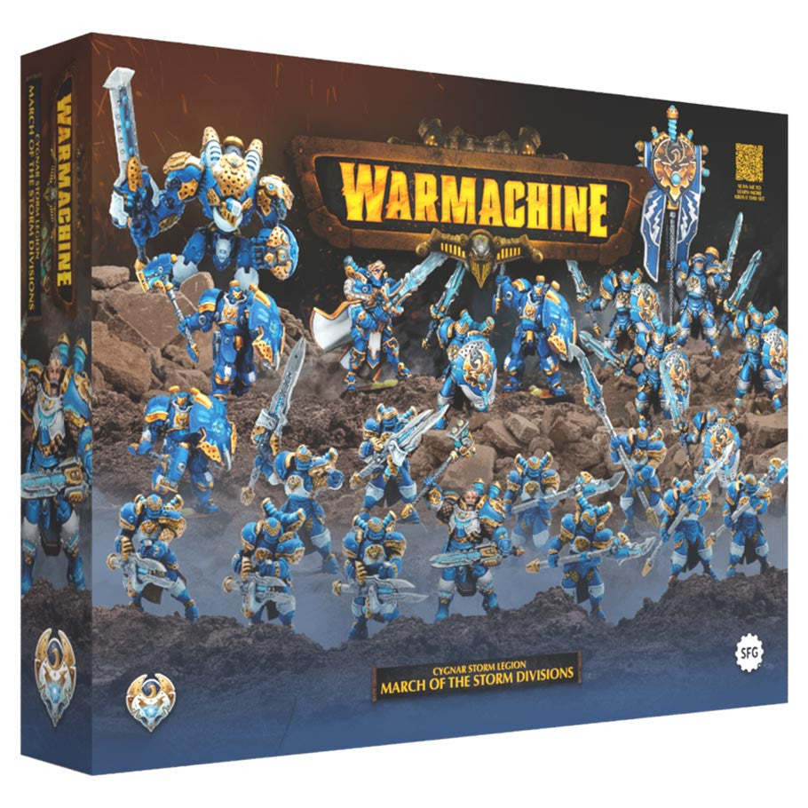 Warmachine: Cygnar Storm Legion Army Box: March of the Storm Divisions FOC November 2, 2026