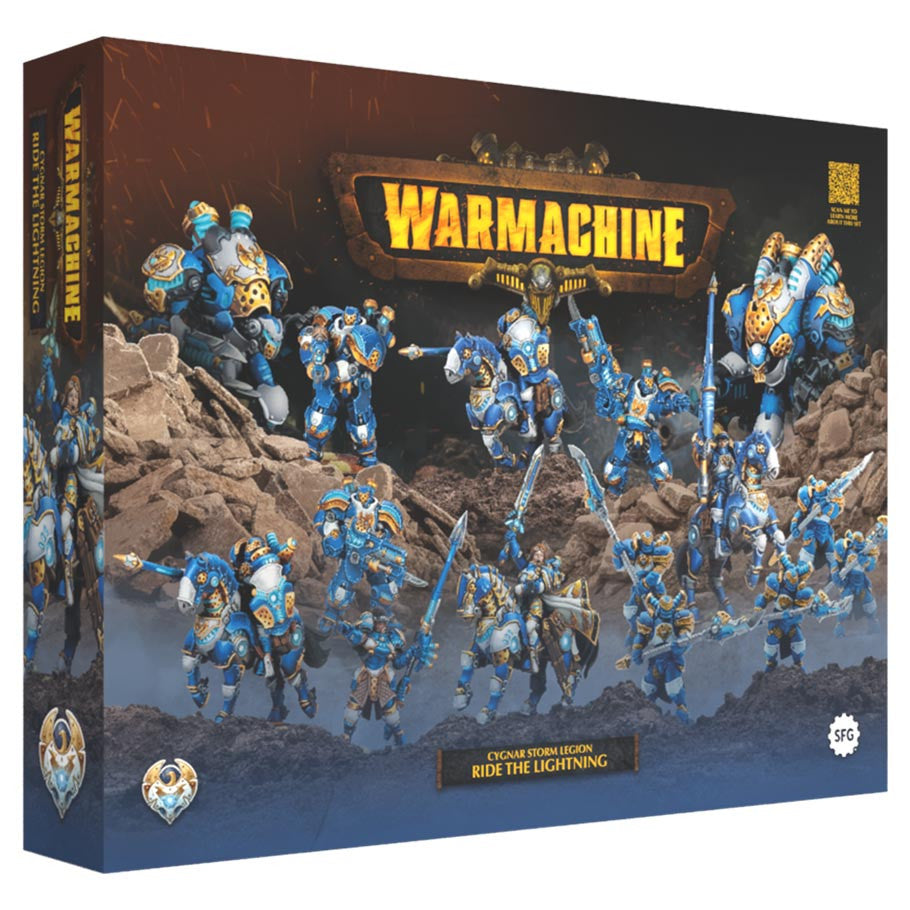 Warmachine: Cygnar Storm Legion Army Box: Ride the Lightning FOC November 2, 2026