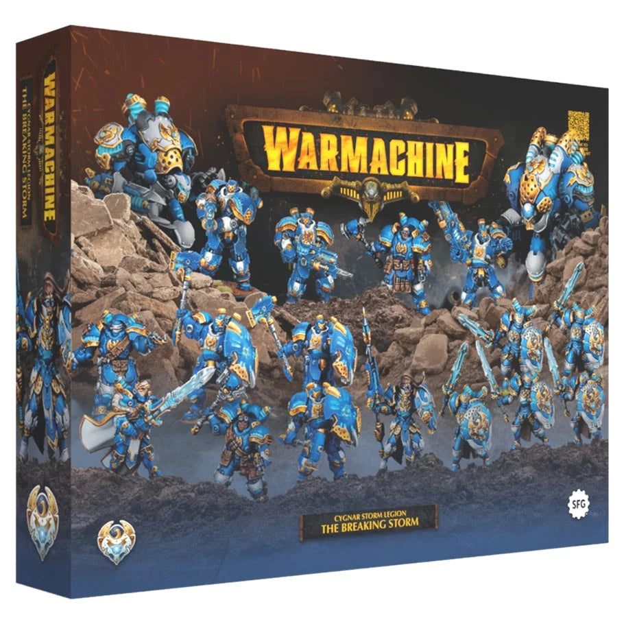 Warmachine: Cygnar Storm Legion Army Box: The Breaking Storm FOC November 2, 2026