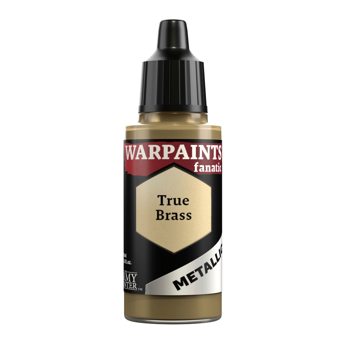 The Army Painter: Warpaints Fanatic Metallic - True Brass - Single Unit