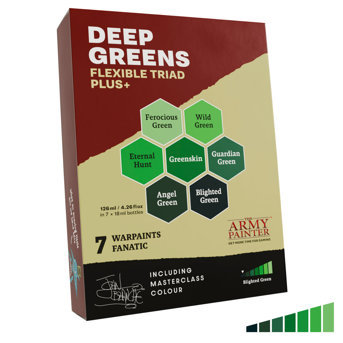 The Army Painter: John Blanche Masterclass Flexible Triad PLUS+ - Deep Greens