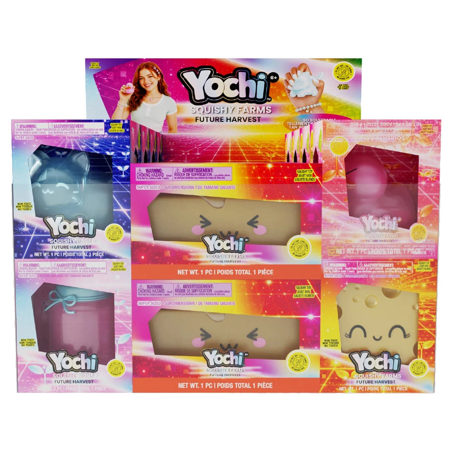 Yochi Squishy: Farms Assortment PDQ (12) FOC October 1, 2026