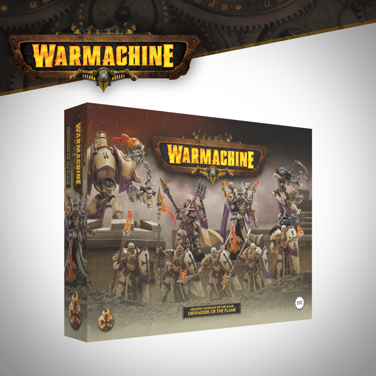 Warmachine: Protectorate of Menoth - Covenant of the Flame Defenders of the Flame Command Set FOC October 9, 2026